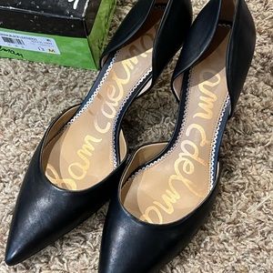 SAM EDELMAN
Jaina Point Toe Leather D'Orsay Pumps, Women’s size 13